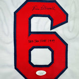 Autographed/Signed Rico Petrocelli HOF 1999 Boston White Baseball Jersey JSA COA