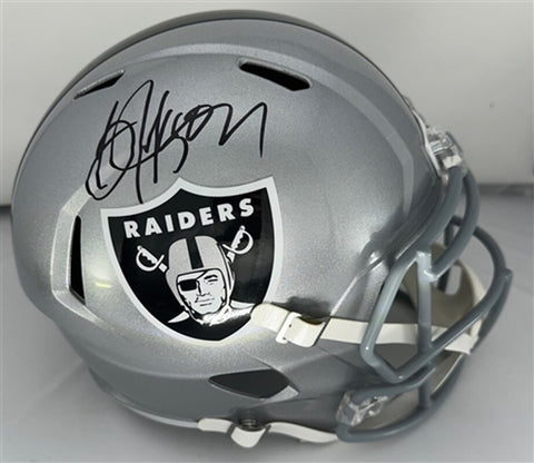 Raiders Running Back BO JACKSON Signed Full Size Replica Speed Helmet AUTO - JSA