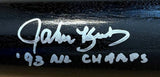 John Kruk Signed Louisville Slugger Bat 93 NL Champs (Beckett) Phillies 1st Base