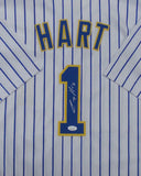 Brewers All Star COREY HART Signed Custom Replica Pinstripe Jersey AUTO - JSA