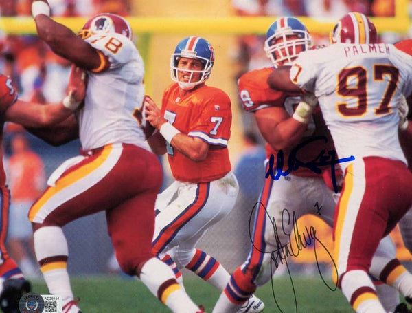 Mark Schlereth Autographed/Signed Denver Broncos 8x10 Photo BAS 50522