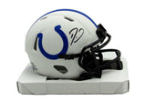 Darius Leonard Signed/Auto Colts Lunar Eclipse Mini Football Helmet JSA 167368