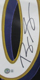 Roquan Smith Autographed Custom Football Jersey Baltimore Ravens Beckett 180353