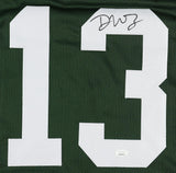 Dontayvion Wicks Signed Green Bay Packers Jersey (JSA) 2023 Draft Pick W.R.