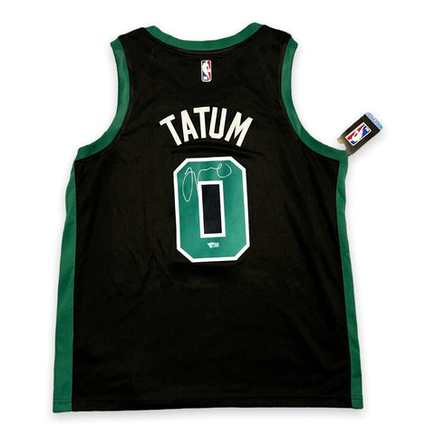 Jayson Tatum Signed Autographed Black Boston Celtics Jersey Fanatics