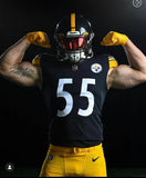 Cole Holcomb Signed Pittsburgh Steelers Jersey (TSE) Starting Inside Linebacker