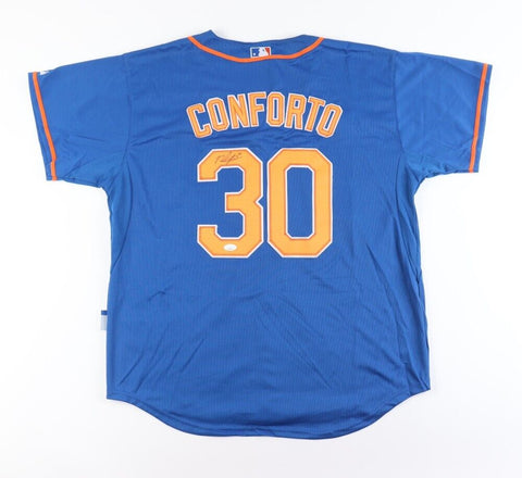 Michael Conforto Signed New York Mets Majestic Jersey (JSA COA) 2017 All Star