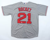 Roger Clemens Signed Boston Red Sox Mitchell & Ness Authentic Jersey (JSA COA)