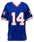 Frank Reich Signed/Autographed Bills Custom Football Jersey JSA 160010