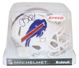 Cole Beasley Signed Buffalo Bills Speed Mini Helmet Bills Mafia Beckett 39486