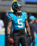 Rico Dowdle Panthers Pro Cut Jersey (JSA QR) 2025 Carolina #1 Running Back