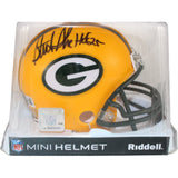 Sterling Sharpe Autographed Green Bay Packers VSR4 Mini Helmet HOF Beckett 53890