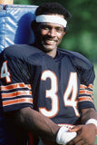 Walter Payton Signed Chicago Bear Index Card (PSA/DNA Encapsulated) 9xPro Bowler