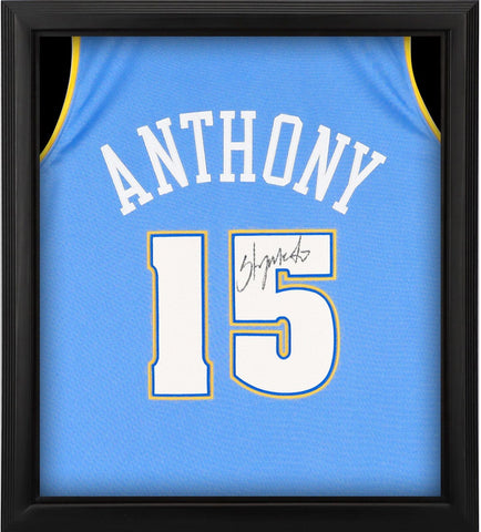 Carmelo Anthony Nuggets Signed FRMD Mitchell & Ness 2003-04 Jersey Shadowbox