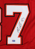 Rob Gronkowski Signed Tampa Bay Custom Red Jersey