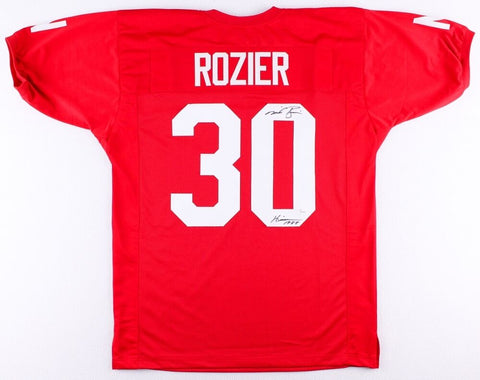 Mike Rozier Signed Nebraska Corn Huskers Jersey Inscribed "Heisman 1983" (JSA)