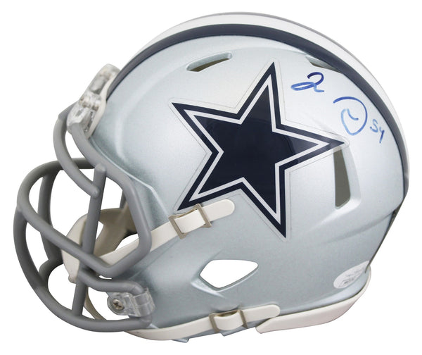 Cowboys Jaylon Smith Authentic Signed Silver Speed Mini Helmet JSA #HH31040