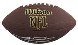 Texas A&M Johnny Manziel "Johnny Football" Signed Football W/ Case BAS Witness