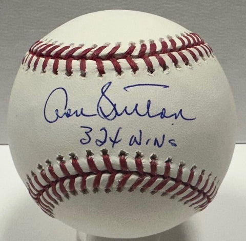 Brewers DON SUTTON Signed Official MLB Baseball AUTO w/ "324 Wins"