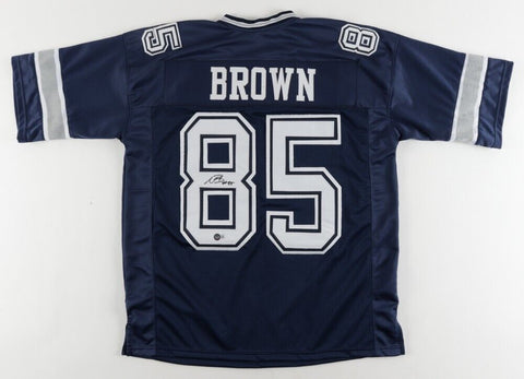 Noah Brown Signed Dallas Cowboys Jersey (Beckett) 2017 Draft Pick / Receiver