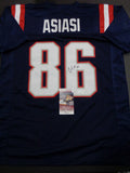 Devin Asiasi Signed New England Patriots Jersey (JSA COA) 2020 3rd Rnd Pck T.E.