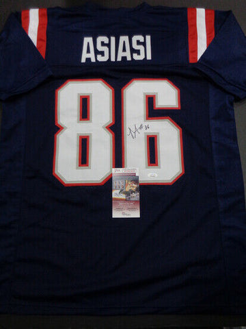 Devin Asiasi Signed New England Patriots Jersey (JSA COA) 2020 3rd Rnd Pck T.E.