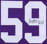 Matt Blair Signed Minnesota Vikings Jersey (JSA COA) 6xPro Bowl Linebacker