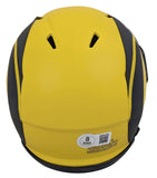 Rams Marshall Faulk Authentic Signed Rave Speed Mini Helmet W/ Case BAS Witness