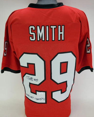 Christopher Smith Signed Georgia Bulldogs Jersey "2022 CFP Champs!" (JSA COA)