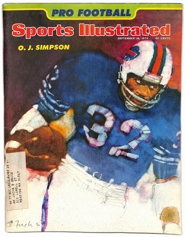 September 16, 1974 O.J. Simpson Buffalo Bills Sports Illustrated 181299