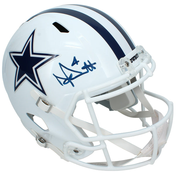 Dak Prescott Autographed Dallas Cowboys Alternate Speed Full Size Helmet Beckett