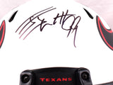 JJ Watt Autographed Texans F/S Lunar Speed Authentic Helmet-Beckett W Holo*Black