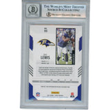 Ray Lewis Autographed/Signed 2021 Score #93 Trading Card Beckett 52969