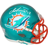 Dan Marino Autographed Miami Dolphins Flash Mini Helmet Beckett Witness 46472