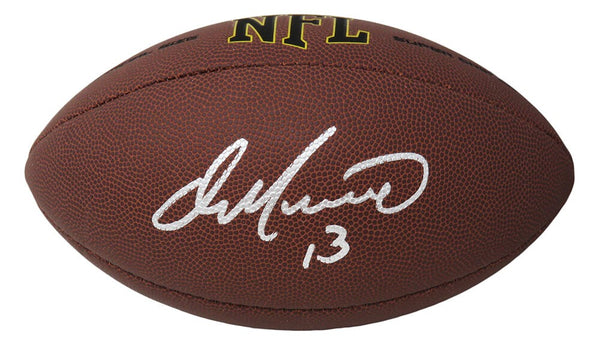 Dan Marino DOLPHINS Signed Wilson Super Grip Full Size NFL Football - SCHWARTZ