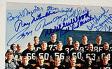 Packers 1966 Team Signed 8x10 Photo w/ 31 Sigs Nitschke Wood Taylor Hornung AUTO
