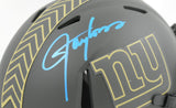 Lawrence Taylor Signed Giants Salute 25 Speed Mini Helmet - Beckett W Holo *Blue
