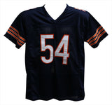 Brian Urlacher Autographed/Signed Pro Style Blue XL Jersey HOF Beckett 35404