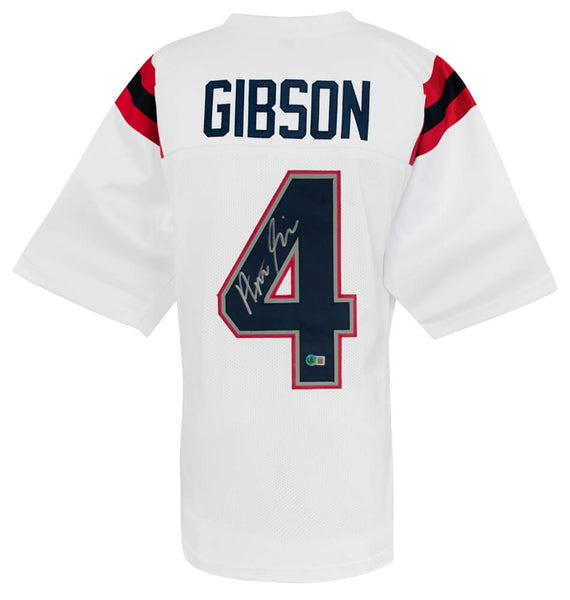 Antonio Gibson Signed White Custom Football Jersey - (BECKETT COA)