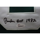 Dave Robinson Autographed Custom Green Stat 2XL Jersey 3 Insc JSA 48494