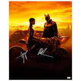 Robert Pattinson, Zoe Kravitz Autographed 2022 The Batman Defenders 16x20 Photo