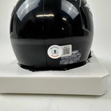 Autographed/Signed Brandon Graham Eagles Eclipse Mini Helmet Beckett BAS COA