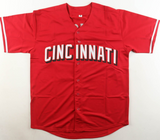 Elly De La Cruz Signed Cincinnati Reds Red Jersey (Beckett) 2xAll Star Shortstop
