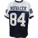 Jay Novacek Signed Pro Style Thanksgiving XL Jersey 3x SB Champ Beckett 49740
