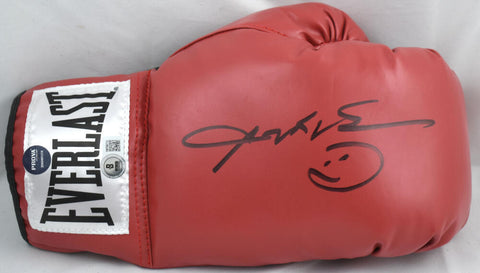 Sugar Ray Leonard Autographed Red Everlast Boxing Glove *Right - Beckett W Holo