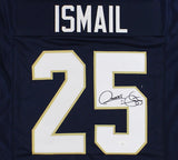 Rocket Ismail Signed Notre Dame Custom Navy Blue Jersey