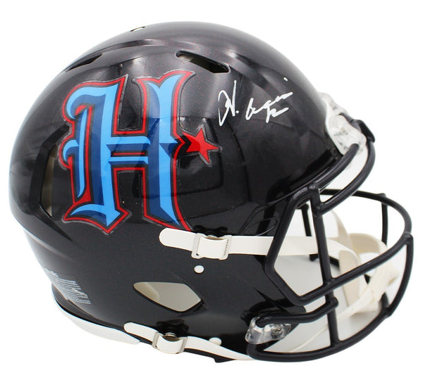 Nico Collins Signed Houston Texans Speed Authentic H-Town NFL Helmet