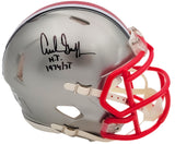 ARCHIE GRIFFIN AUTOGRAPHED OHIO STATE FLASH MINI HELMET HEISMAN BECKETT 203461