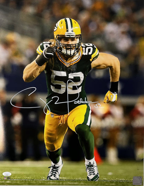 Packers Super Bowl Champ CLAY MATTHEWS Signed 16x20 Photo #6 AUTO - JSA