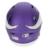 Fran Tarkenton Autographed "HOF 86" Vikings Speedflex Midi Helmet Beckett